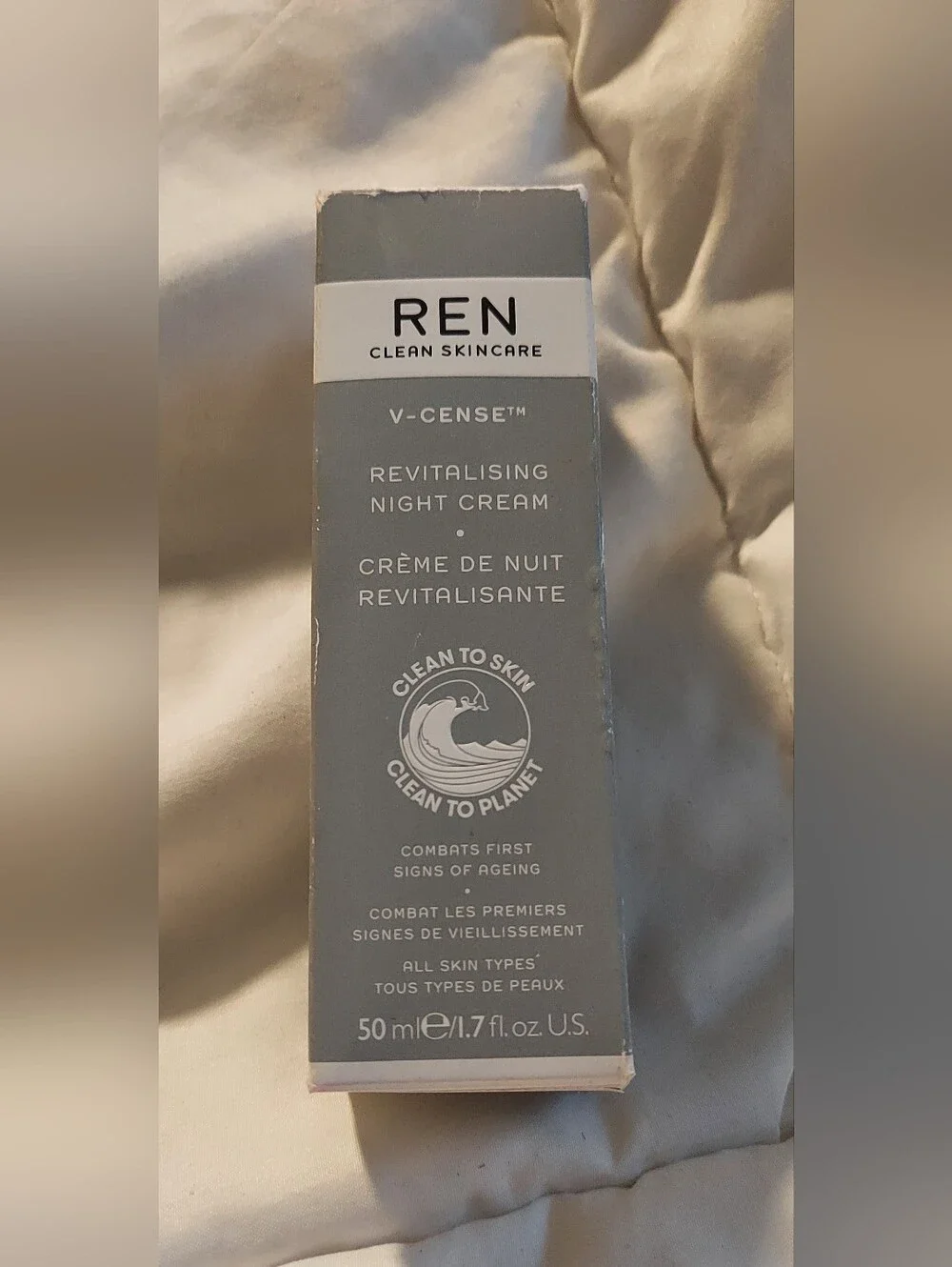 REN V-Cense Revitalising Night Cream 50ml NEW